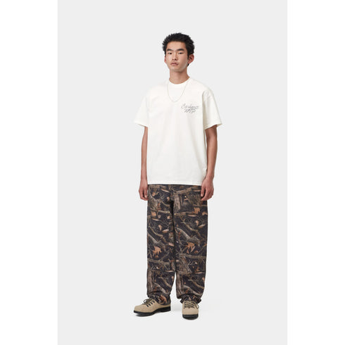 Carhartt WIP S/S Hatching Script T-Shirt - Wax Garment Dyed - I037258_D6_GD