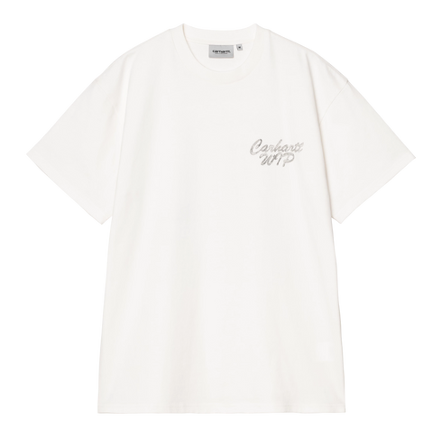 Carhartt WIP S/S Hatching Script T-Shirt - Wax Garment Dyed - I037258_D6_GD