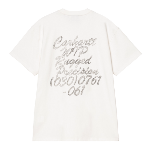 Carhartt WIP S/S Hatching Script T-Shirt - Wax Garment Dyed - I037258_D6_GD