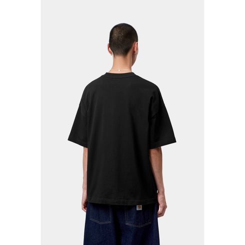 Carhartt WIP S/S Signature Script T-Shirt - Black / White - I033828_0D2_XX