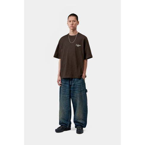 Carhartt WIP S/S Signature Script T-Shirt - Tobacco / Natural - I033828_3XB_XX