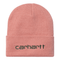 Carhartt WIP Script Beanie - Dusty Rose / Sycamore Tree - Streetart.fr