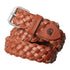 Carhartt WIP Script Belt Leather - Cognac / Silver - Streetart.fr