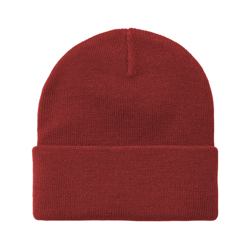 Carhartt WIP Short Watch Hat Beanie - Scarlet - Streetart.fr