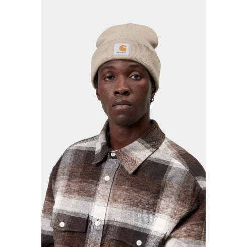 Carhartt WIP Short Watch Hat - Fleur De Sel - Streetart.fr