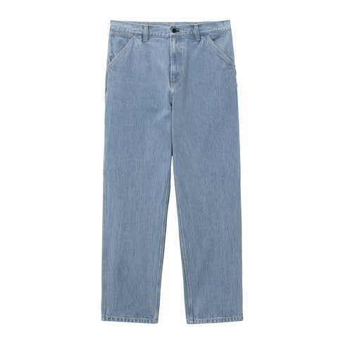 Carhartt WIP Single Knee Pant Pantlon - Blue Stone Bleached - Streetart.fr