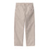 Carhartt WIP Single Knee Pant Pantlon - Dusky Beige Stone Canvas - Streetart.fr