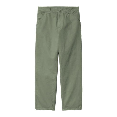 Carhartt WIP Single Knee Pant Park Garment Dyed - Streetart.fr