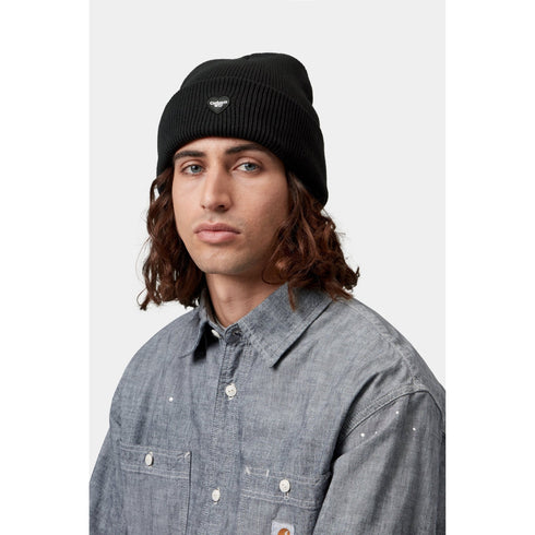 Carhartt WIP Small Heart Beanie - Black - Streetart.fr