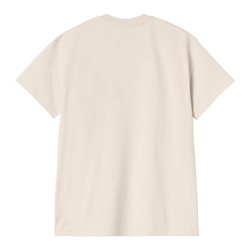 Carhartt WIP S/S American Script - Natural - Streetart.fr