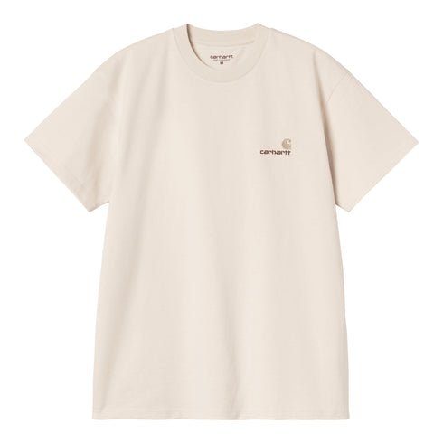 Carhartt WIP S/S American Script Natural - Streetart.fr