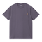 Carhartt WIP S/S American Script - Shady Purple - Streetart.fr