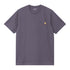 Carhartt WIP S/S American Script - Shady Purple - Streetart.fr