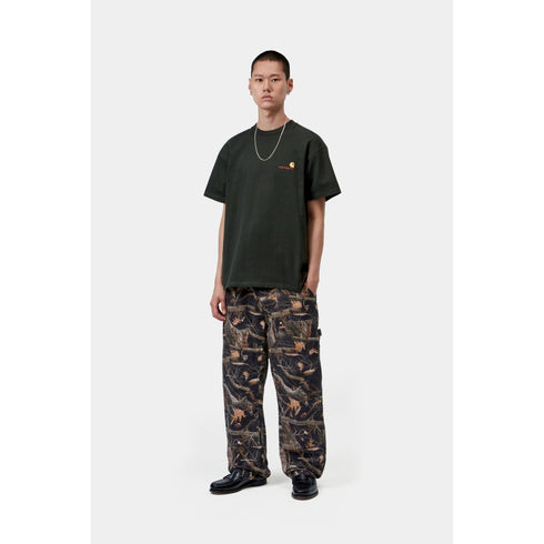 Carhartt WIP S/S American Script T-Shirt - Raven - Streetart.fr