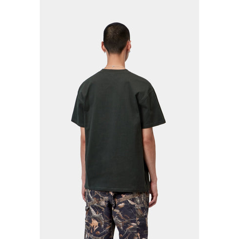 Carhartt WIP S/S American Script T-Shirt - Raven - Streetart.fr