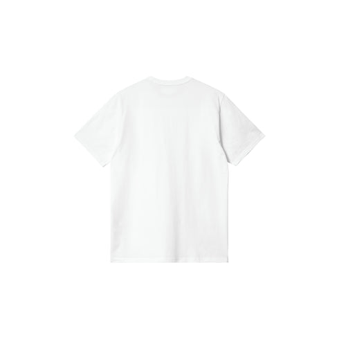 Carhartt WIP S/S American Script - White - Streetart.fr