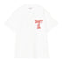 Carhartt WIP S/S Blocks - White - Streetart.fr