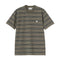 Carhartt WIP S/S Bronson T-Shirt - Bronson Stripe / Cypress