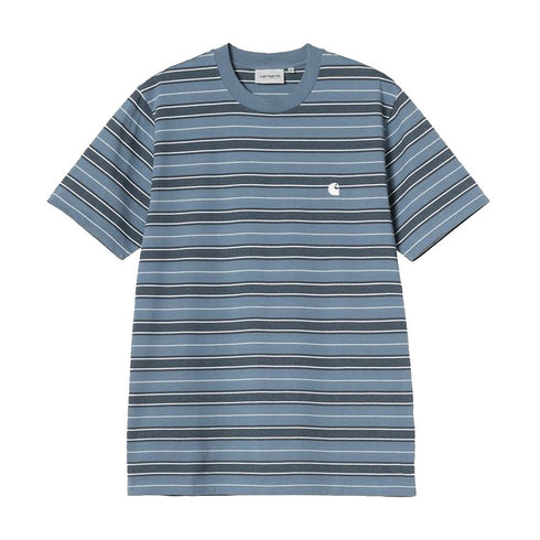 Carhartt WIP S/S Bronson T-Shirt - Bronson Stripe / Icesheet - Streetart.fr