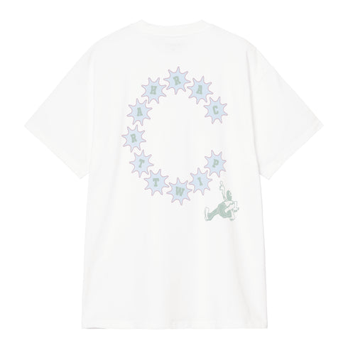 Carhartt WIP S/S C Trip - White - Streetart.fr