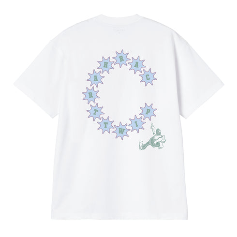 Carhartt WIP S/S C Trip - White - Streetart.fr