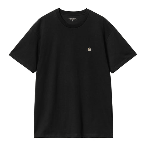 Carhartt WIP S/S - Chase Black / Gold - Streetart.fr