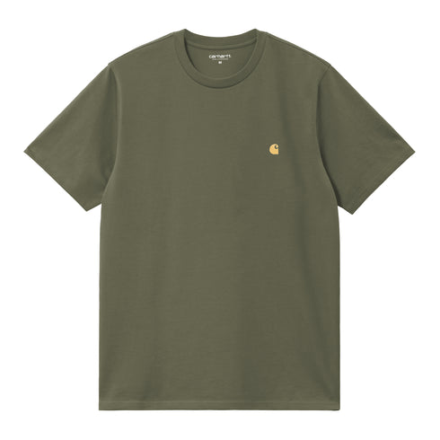 Carhartt WIP S/S Chase - Leaf / Gold - Streetart.fr