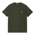 Carhartt WIP S/S Chase - Olive / Gold - Streetart.fr