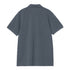 Carhartt WIP S/S Chase Pique - Cozy Blue / Gold - Streetart.fr