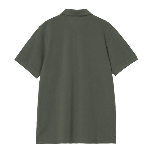 Carhartt WIP S/S Chase Pique - Leaf / Gold - Streetart.fr