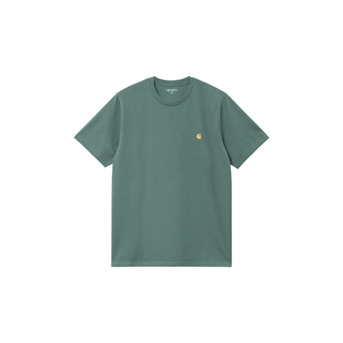 Carhartt WIP S/S Chase - Silver Pine / Gold - Streetart.fr