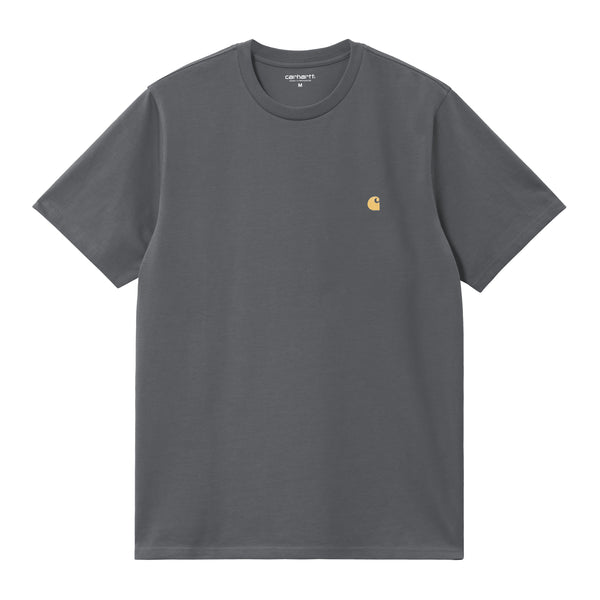 Carhartt WIP S/S Chase - Styx / Gold - Streetart.fr