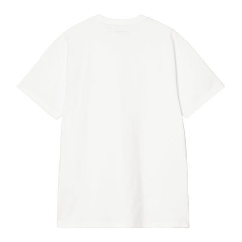 Carhartt WIP S/S - Chase White / Gold - Streetart.fr
