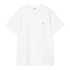 Carhartt WIP S/S - Chase White / Gold - Streetart.fr