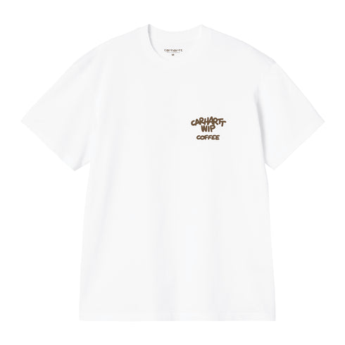 Carhartt WIP S/S Coffee Break - White - Streetart.fr