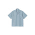 Carhartt WIP S/S Delray Shirt - Frosted Blue / White - Streetart.fr