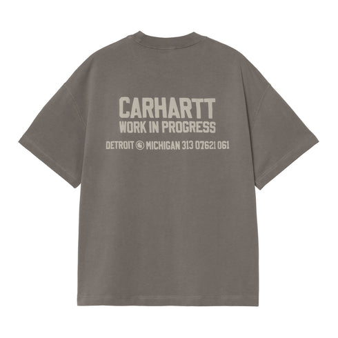 Carhartt WIP S/S Distance - Graphite Stone Dyed - Streetart.fr