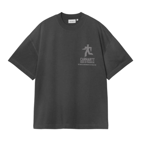 Carhartt WIP S/S Distance - Graphite Stone Dyed - Streetart.fr