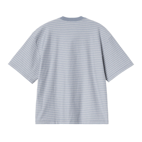 Carhartt WIP S/S Dupree - Dupree Stripe Shady Blue - Streetart.fr