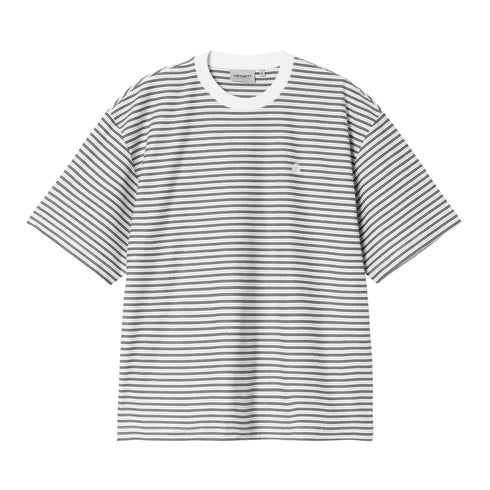 Carhartt WIP S/S Dupree - Dupree Stripe White - Streetart.fr