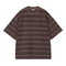 Carhartt WIP S/S Hanson - Hanson Stripe Palisander Garment - Streetart.fr