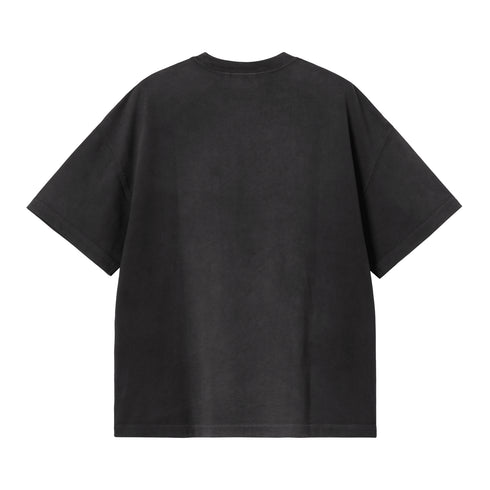 Carhartt WIP S/S Hudson Pocket - Black Chalk Wash - Streetart.fr