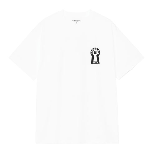 Carhartt WIP S/S Locked - White - Streetart.fr