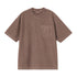 Carhartt WIP S/S Loose Pocket - Tobacco Garment Dyed - Streetart.fr