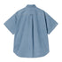 Carhartt WIP S/S Lucas Shirt - Blue Bleached - Streetart.fr