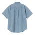 Carhartt WIP S/S Lucas Shirt - Blue Bleached - Streetart.fr