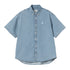 Carhartt WIP S/S Lucas Shirt - Blue Bleached - Streetart.fr