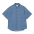 Carhartt WIP S/S Lucas Shirt - Blue Stone Washed - Streetart.fr