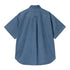 Carhartt WIP S/S Lucas Shirt - Blue Stone Washed - Streetart.fr