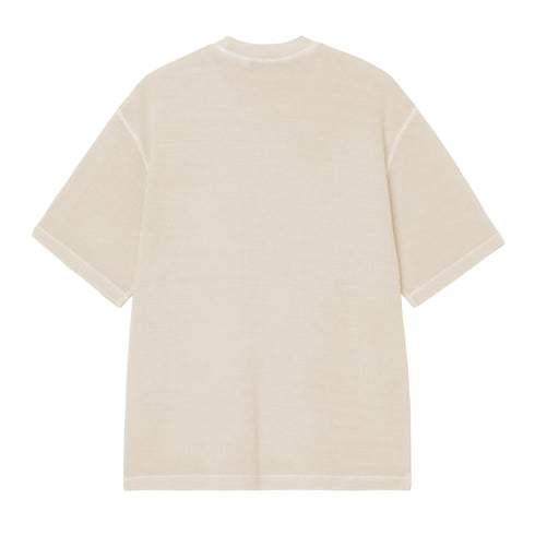 Carhartt WIP S/S Nelson Waffle - Natural Garment Dyed - Streetart.fr